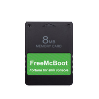 Carte mémoire FreeMcBoot Fortuna pour console PS2 Slim 8MB 16MB 32MB 64MB Carte de démarrage FMCB Accessoires de jeu rétro