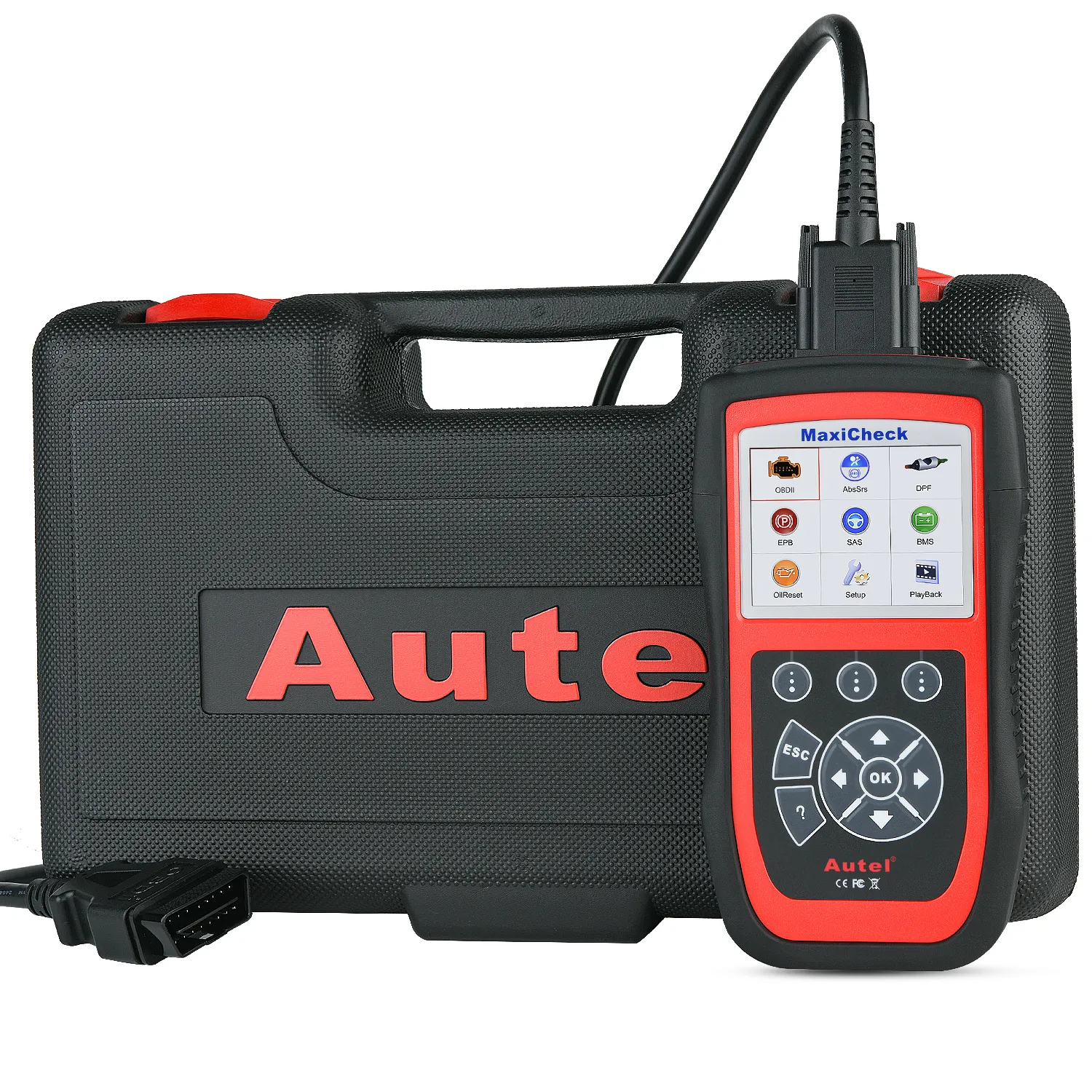 Autel MaxiCheck Pro OBD2เครื่องสแกน,เครื่องสแกนรถยนต์ EPB/ABS/SRS/SAS/ถุงลมนิรภัย/มีเลือดออกอัตโนมัติ/BMS/DPF เครื่องอ่านรหัส