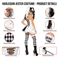 Costume de cosplay de reine vampire clown pour Halloween 2026, robe noire pour adultes, fête de carnaval