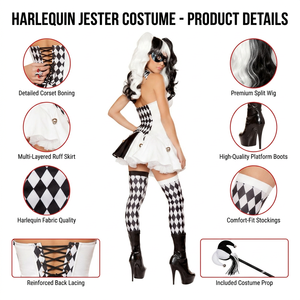 Disfraz de <span class=keywords><strong>Halloween</strong></span> 2026 para Adultos, Disfraz de Reina Vampiro Payaso, Vestido Negro para Fiesta de Carnaval - Product Image 3