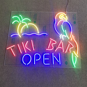 Livraison rapide, panneau néon led personnalisé, pas quantité minimale de commande, livraison directe, panneau de Bar TIKI, panneau de Logo néon LED d'affaires - Product Image 3