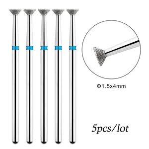 5 piezas/lote de brocas de diamante para uñas, fresas para manicura, cortacutículas, puntas de cortaúñas, accesorios y herramientas - Product Image 4