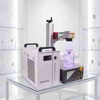 Machine laser UV ACTION 5W HYUL-5 avec contrôleur Ruida, compatible LightBurn, haute précision, refroidissement par air CNC, graveur de précision DXF