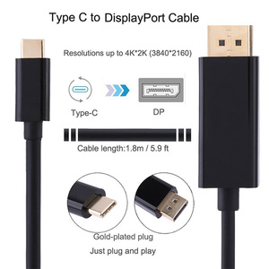 Tipo-C Thunderbolt3 <span class=keywords><strong>a</strong></span> DP Display Port 4K Displayport <span class=keywords><strong>Cable</strong></span> para Macbook Huawei P30 Dock <span class=keywords><strong>Samsung</strong></span> S20 Dex <span class=keywords><strong>TV</strong></span> Monitor - Product Image 2