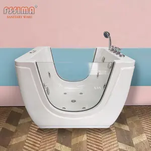 Wholesale baby bathtub-White Colour whirlpool spa whirlpool baby use massage bathtub