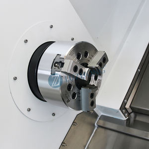 Hochpräzise Schrägbett-CNC-Drehmaschine für Metall TCK63D CNC-Drehmaschine Höhere Genauigkeit Taiwan Linear - Product Image 3