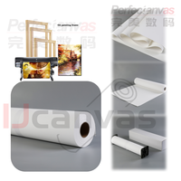 Rouleau de toile polyester 100% étirée grand format pour impression jet d'encre, compatible encre éco-solvant, latex, UV, pour imprimantes Mimaki, Epson, affiches