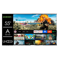 TV Pintar 4K 55/65/75/85 Inci Layar Datar Ultra HD LED TV Hotel dengan Wi-Fi