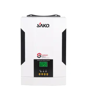 SAKO 1KW <span class=keywords><strong>2KW</strong></span> 3KW 3.5Kw 5.5KW 1600w 24v 正弦波インバーター ソーラーコントローラー付き 家庭用ソーラーインバーター - Product Image 1