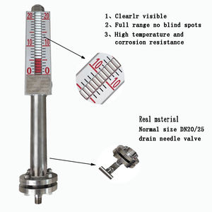 مقياس مستوى مغناطيسي، جهاز إرسال مستوى للخزانات، لقياس مستوى السوائل والماء، نوع عائم، مقاوم للحرارة العالية والضغط - Product Image 4