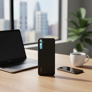 Cover Posteriore di Ricambio in ABS Nero per Realme RMX2001 - Product Image 3