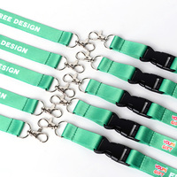 Porte-badge d'identification à cordon élastique rond personnalisé avec cordon détachable