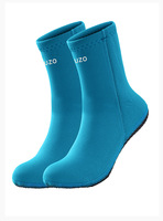 OUZO 3MM Neoprene Waterproof Diving Socks-XS-2XL Ukuran Tersedia OEM/ODM Penjualan Langsung & Dukungan Penggantian
