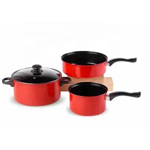 Hot Selling Factory Direct Selling 4 Pieces Set Of Chinese Red Pot Set