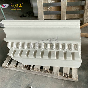 Nuevas molduras de cornisa Magic Stone Grc con resistencia a la flexión de 13.7Mpa para decoración de exteriores de edificios - Product Image 1