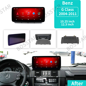 10.25 "màn hình di động bảng điều khiển xe cho máy nghe nhạc với Built-<span class=keywords><strong>in</strong></span> GPS & TV cho Benz G CLASS w463 2004 2011 Android tự động - Product Image 2