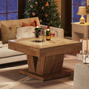 Table basse carrée Tribesigns de 31,5 pouces en bois naturel, table d'appoint moderne pour <span class=keywords><strong>le</strong></span> salon - Product Image 5