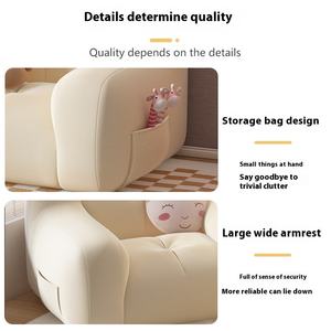 Bonito sofá de lactancia infantil de oso perezoso para niños para el hogar, Parque escolar, Material de madera para exteriores, arreglo de lectura, muebles de dormitorio - Product Image 5