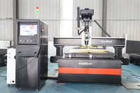 Routeur CNC de broche Atc de magazine d'outils linéaire 12 avec broche de refroidissement par air 24000 tr/min