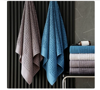 Serviettes de bain et de visage en pur coton, 32 pièces, hypoallergéniques, épaisses, pour hôtel, maison d'hôtes, usage domestique, adulte, personnalisation du logo