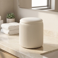 Pouf Ottoman Convertible Pliable en Velours Fait Main, Siège Multifonctionnel pour la Maison et l'Hôtel, Mobilier Contemporain