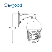 Savgood Poe 4mp Outdoor 60fps Optische Defog 6.5-240Mm Lange Afstand 37x Zoom Starlight 1/1.8 "Smart Network Ip66 Ptz Dome Camera