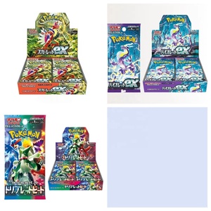 Vente en gros de boîtes de présentation de cartes Pokémon PTCG japonaises originales SV1A SV1V SV1S, recyclables, à coins carrés, coffret cadeau, <span class=keywords><strong>booster</strong></span> - Product Image 1