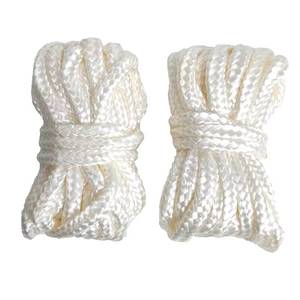 100% Nylon Marine Line 2 Pack Braided 1/4"X15ft White Double Braid - Product Image 4
