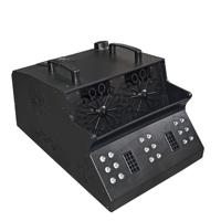 Machine à fumée à bulles LED à double ventilateur MOKE 2000W, télécommandée, pour scène, fêtes et événements