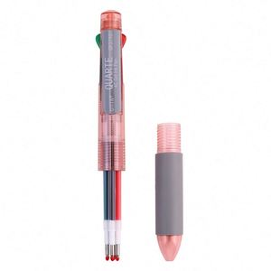 Wholesale 4-in-1 Novelty Ballpoint <b>Pen</b> Plastic Press with Red Blue Black Green <b>Multi</b>-<b>Color</b> Customized Logo 0.5 mm Writing Width - Product Image 6