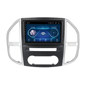 Lettore multimediale per auto da 10 "Carplay 2 Din navigazione Gps Android per Mercedes Benz Vito 3 2014 - 2020