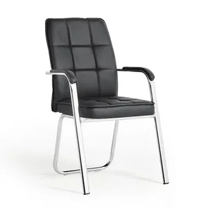 Ekintop – chaise de bureau moderne en cuir, pas cher, chaise de réunion pour visiteurs
