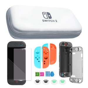 Factory Custom Kits <strong>for</strong> Nintendo Switch 2 Console Bag&amp;<strong>Cases</strong> With Crystal <strong>Case</strong> Silicone Thumb Stick Cover Screen Protector Sets - Product Image 2