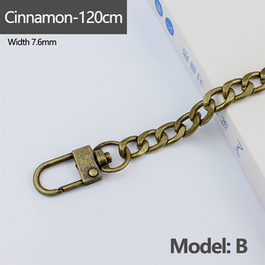 Small Wholesale 100-120CM Classic Replacement Chain Chic Metal Purse Chain <strong>Strap</strong> <strong>Shoulder</strong> <strong>Strap</strong> for Purse Handbags DIY Crafts - Product Image 4