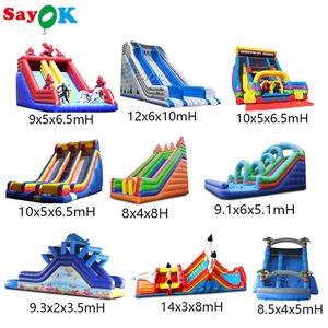 Toboggans gonflables commerciaux pour jardin, taille adulte géante, gonflable, pour <span class=keywords><strong>piscine</strong></span> - Product Image 4