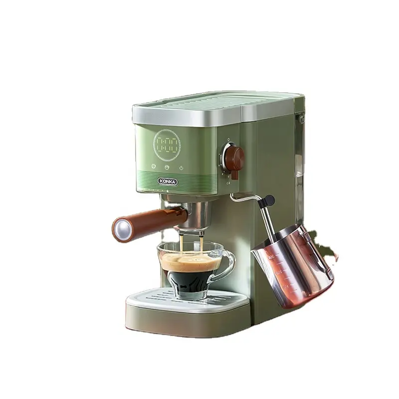 İtalyan mini pod espresso retro espresso kahve makinesi kafeterya