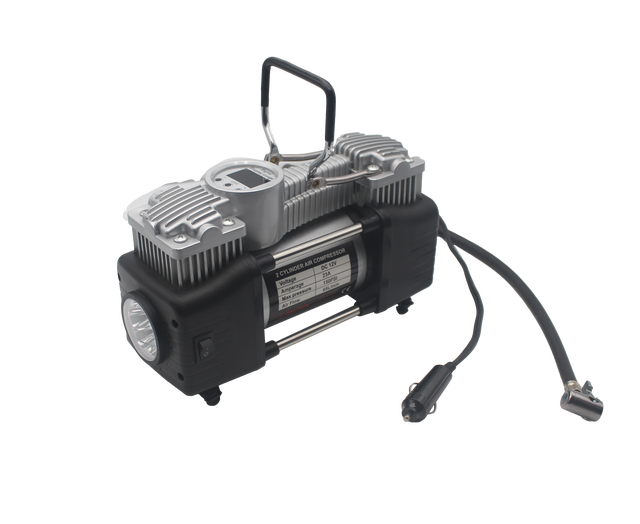 2021 Portable Electric Mini 12V Auto Air Pump New Tire Inflator & Compressor with Tire Pressure Monitor Metal Material