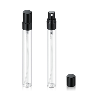 Hot Sale 3ml 5ml 10ml Clear Transparent Customizable Cap Luxury Glass Square Refillable <b>Perfume</b> Spray <b>Sample</b> <b>Bottle</b> Screen - Product Image 1