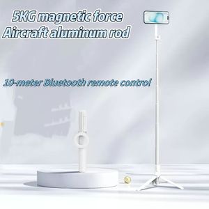 Trépied magnétique pour téléphone rotatif réglable, bâton à <span class=keywords><strong>selfie</strong></span> à rotation 360°, trépied extensible jusqu'à 1,35 m, photographie, vlog pour <span class=keywords><strong>iPhone</strong></span> 16 - Product Image 2