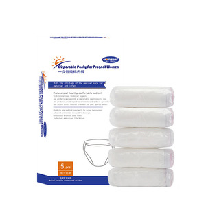Culottes jetables en pur coton Hons pour femmes enceintes, 5 pièces, soins de maternité - Product Image 3