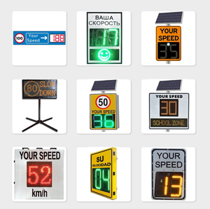 Radar hiển thị giao thông tốc độ năng lượng mặt trời <span class=keywords><strong>LED</strong></span> năng động giao thông biến tin nhắn dấu hiệu di động Trailer - Product Image 3