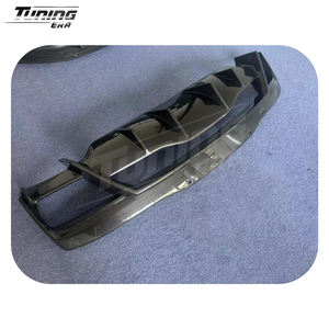 Difusor Trasero Aletado Estilo <span class=keywords><strong>APAD</strong></span> de Fibra de Carbono para Chevrolet Corvette C8 Stingray Z51 2020+, Kit de Conversión de Actualización - Product Image 2