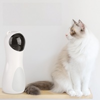 Accessoires pour chats : Jouet robot interactif électrique intelligent avec minuterie, écologique, de luxe, à mouvement automatique et laser de poursuite