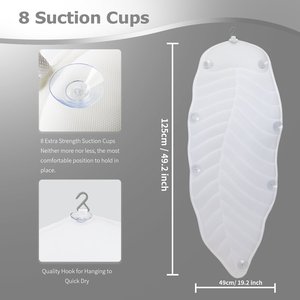 Tapis d'oreiller de bain Spa complet OEM, <span class=keywords><strong>coussin</strong></span> de <span class=keywords><strong>luxe</strong></span> pour matelas de <span class=keywords><strong>baignoire</strong></span> avec grandes ventouses - Product Image 2