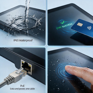 ZOLON K21 Écran tactile commercial grand format 21,5 pouces, IP65, résistant à la poussière et aux jets d'eau, Android 14, Octa-Core, 6TOPS NPU, NFC, OEM Factory - Product Image 4