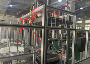 Máquina para Fabricar Cajas de Papel Octogonales Desechables Biodegradables de Alta Calidad - Product Image 4