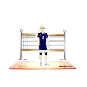 Figurine en acrylique Haikyu Tsukishima, objet de collection pour otaku, cadeau pour les fans d'anime - Product Image 1