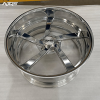 Jantes forgées NJQS 22 24 26 pouces, jantes personnalisées à fond profond 5x112 5x114.3 en alliage d'aluminium pour Chevrolet Ford Cadillac