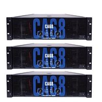 Penjualan laris CA68 penguat daya profesional kuat 2x1800W 3U untuk panggung DJ profesional