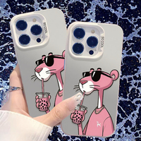 Couverture mobile de dessin animé tendance personnalisée IMD de couleur dégradée élégante pour iPhone XR XS 11 12 13 14 15 16 Pro Max fabriqué en TPU durable
